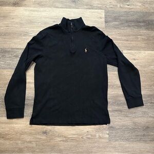 POLO Ralph Lauren - 1/4 zip sweater - men’s Small - black